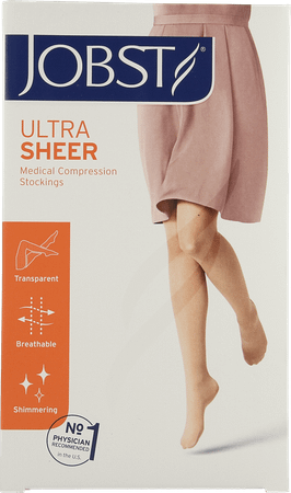 Jobst Ultrasheer Comf.K1 Kniekous Natural M