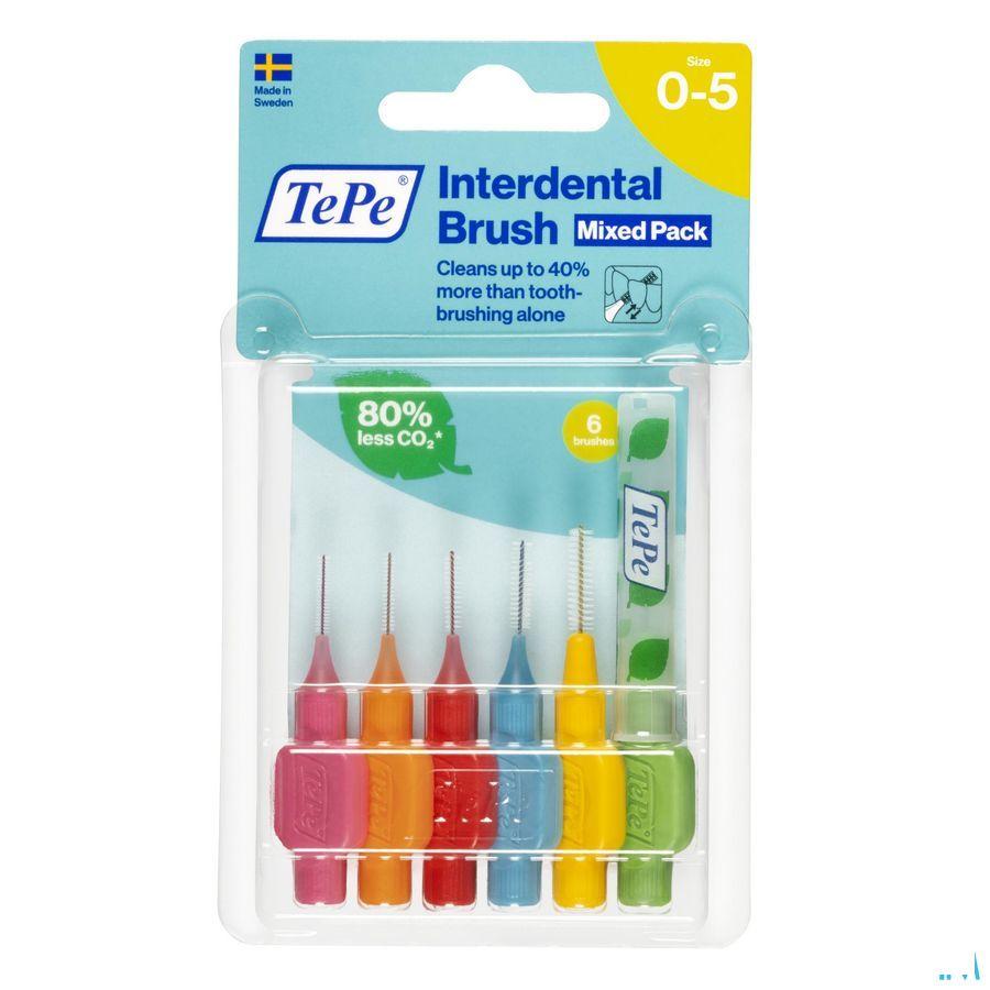 Tepe Interdental Brush Assorted 6