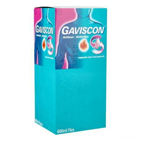 Gaviscon Antizuur-antireflux Suspensie Oraal Gebr.600 ml