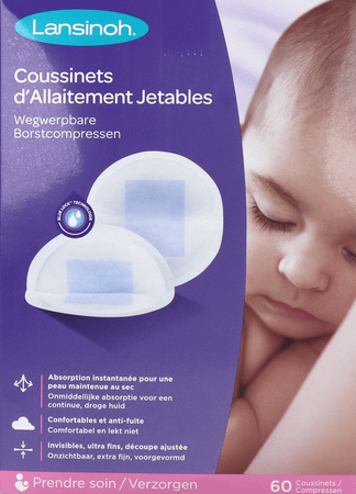Lansinoh Coussinets Allait. Jet. Blue Lock Core 60  -  Lansinoh Laboratories