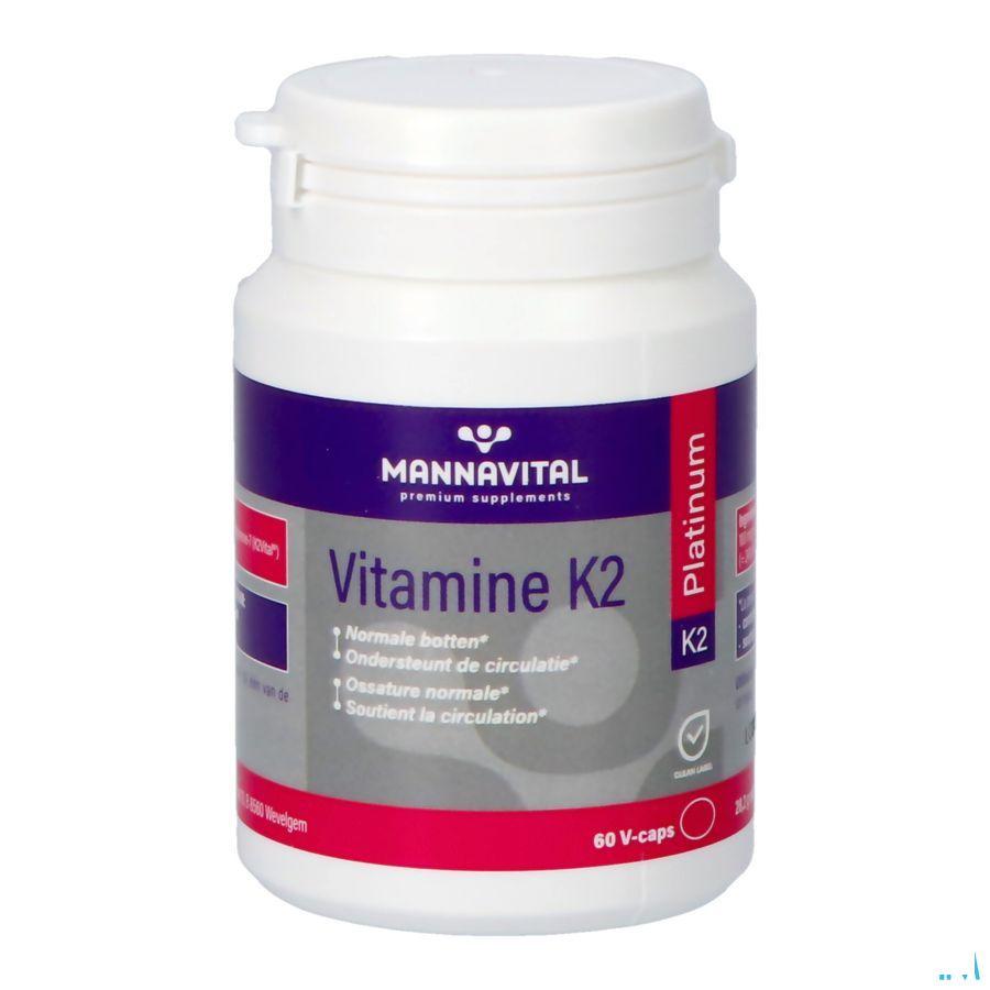 Mannavital Vitamine K2 Platinum V-Caps 60