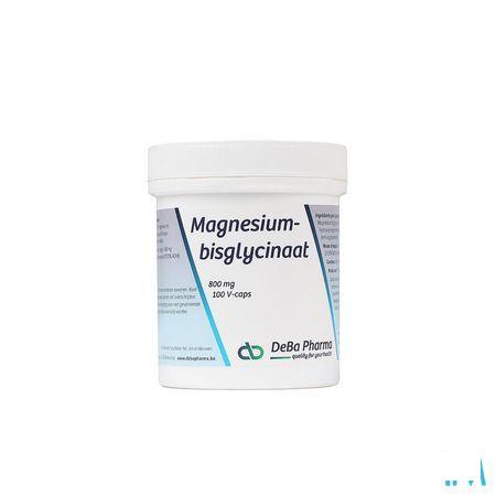 Magnesiumbisglycinaat 800Mg V-Caps 100  -  Deba Pharma
