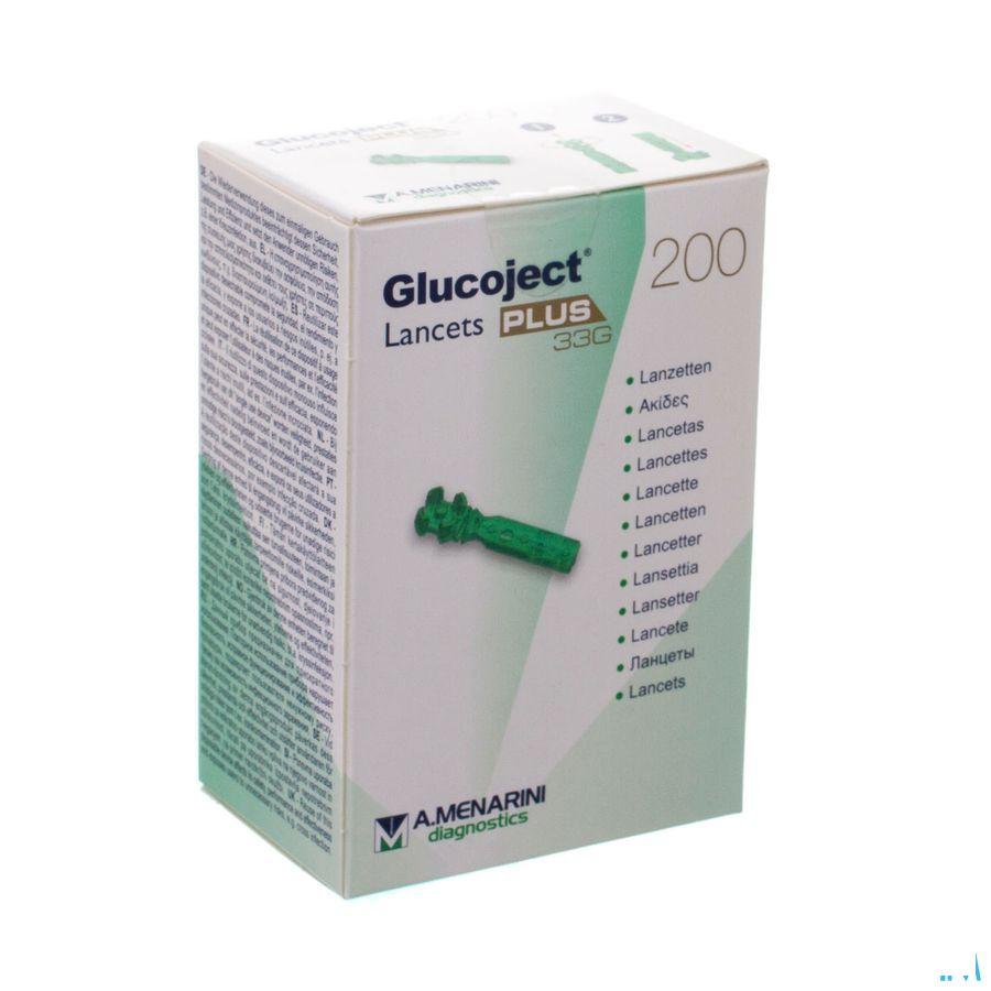 Glucoject Lancets Plus 33g 200 44123  -  Menarini
