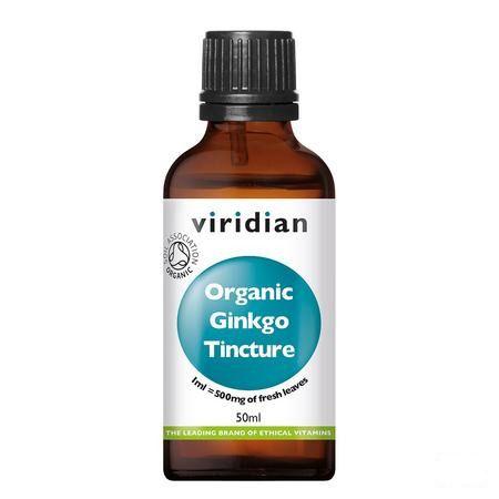 Viridian Organic Ginkgo Biloba Tincture 50 ml  -  Solgar Vitamins