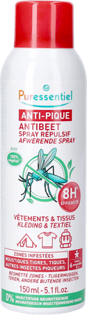 Puressentiel A/Beet Spray Afw.Kleding & Stoffen150 ml  -  Puressentiel