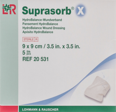 Suprasorb X Verband Cellulose 9x 9cm 5 20531  -  Lohmann & Rauscher