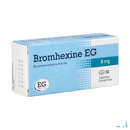 Bromhexine EG Tabletten 50 X 8 mg  -  EG