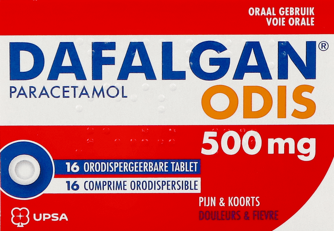 Dafalgan 500 mg Odis Comprimes 16