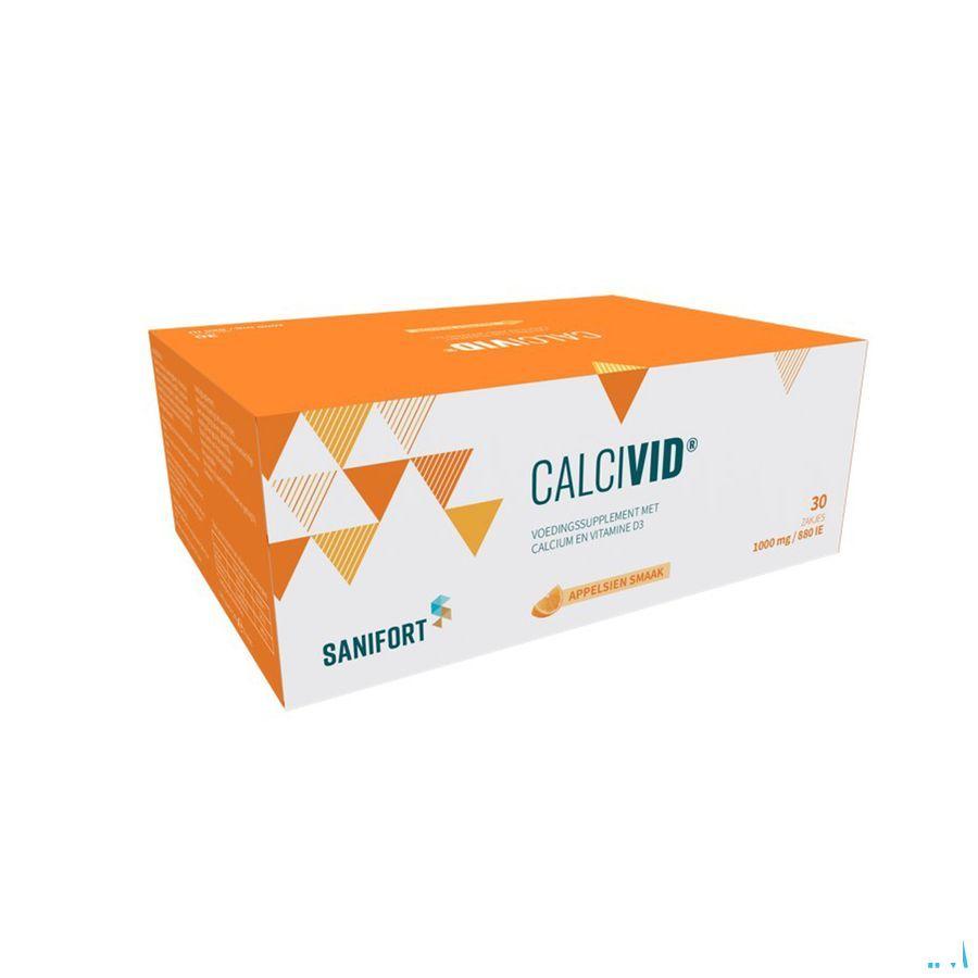 Calcivid 1000 mg/880IEOrange Zakjes 30 