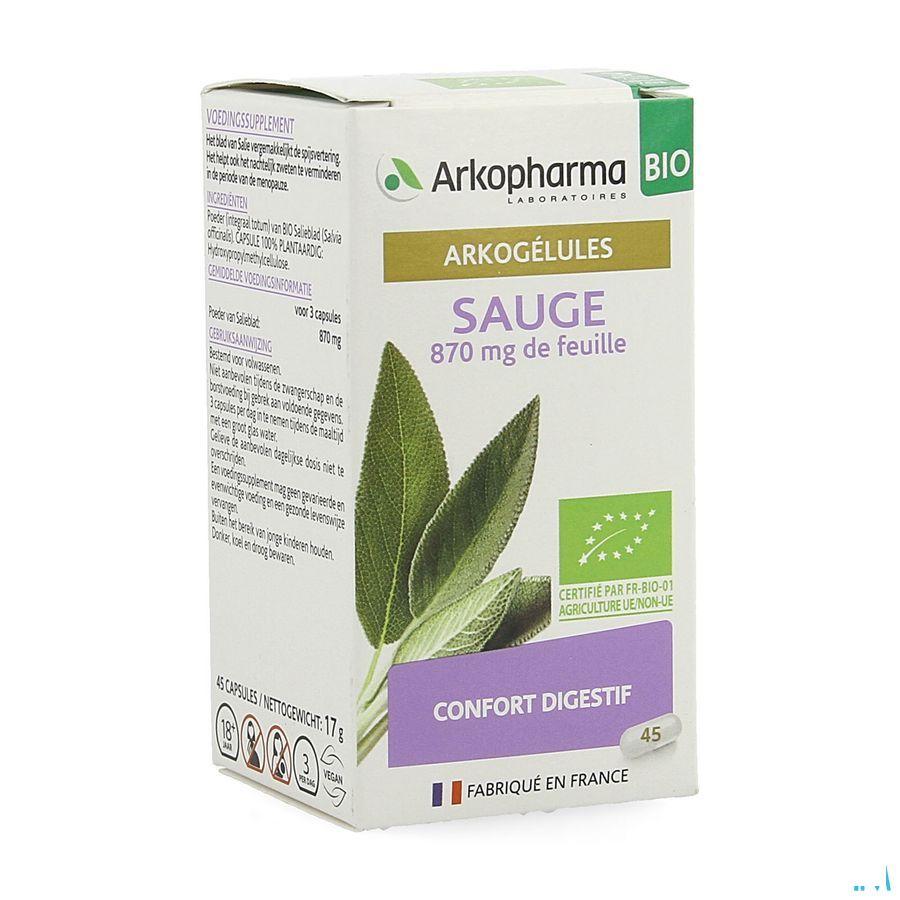 Arkogelules Sauge Bio Caps 45 Nf  -  Arkopharma