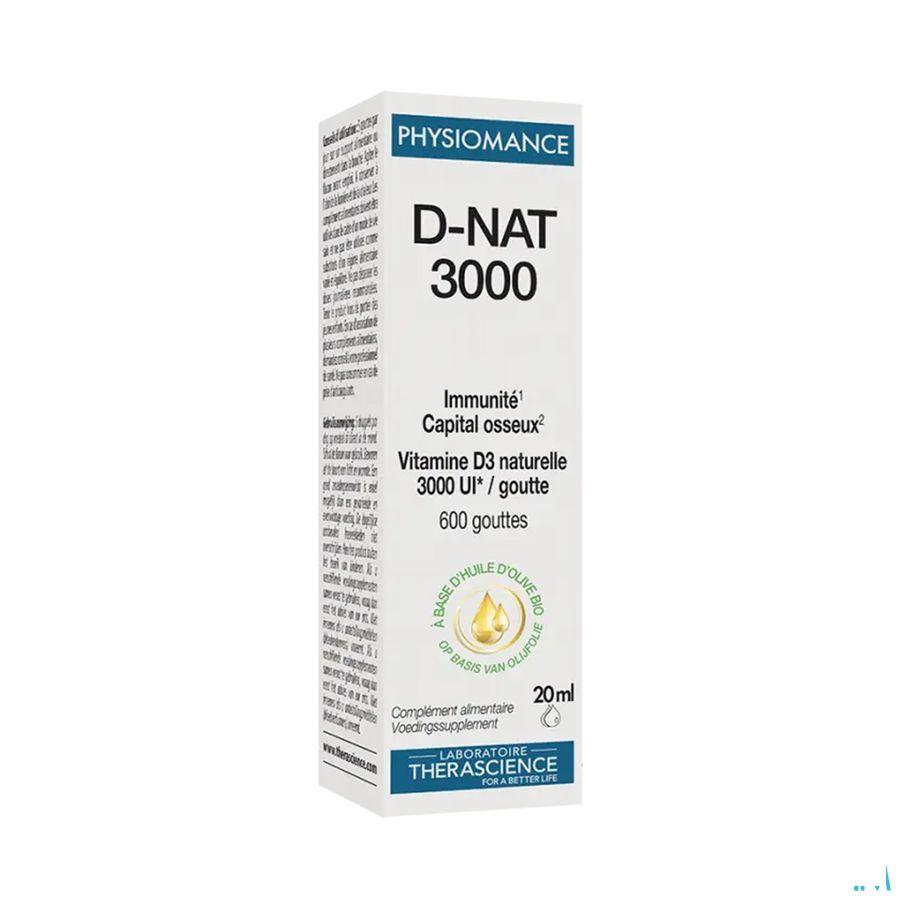 D-Nat 3000 Flacon Gouttes 20 Ml Physiomance PHY342  -  Therascience