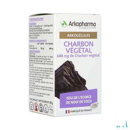 Arkocaps Plantaardig Kool Capsule 150  -  Arkopharma