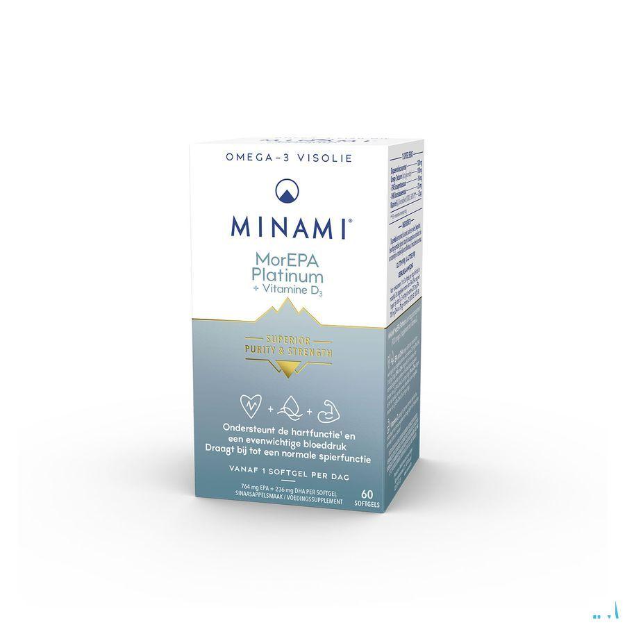 Minami Morepa Platinum + vit D3 1000 Iu Capsule 60  -  Nestle