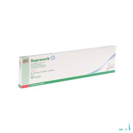 Suprasorb X Meche Cellulose Ster 21x 2cm 5 20533  -  Lohmann & Rauscher