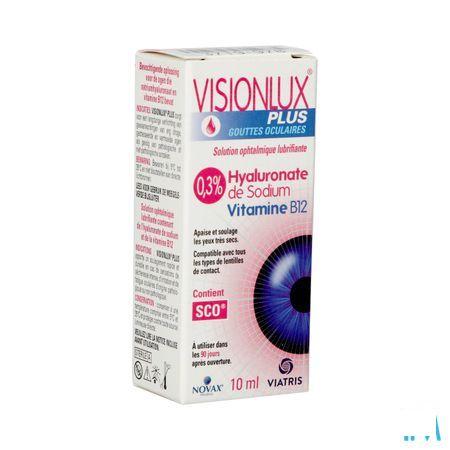 Visionlux Plus Oogdruppels Flacon 1 X 10 ml