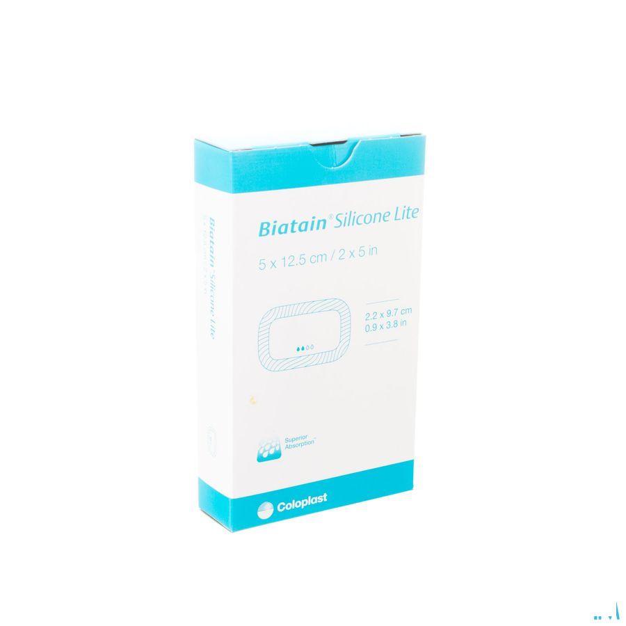 Biatain Silicone Lite Pansement Msse 5,0x12,5 5 33453  -  Coloplast
