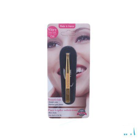 Vitry Prestige Pince Epiler Droit Inox 4012  -  Vitry