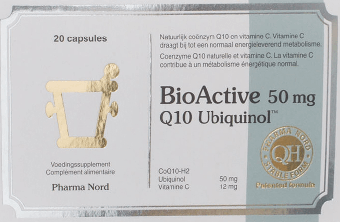 Bioactive Q10 50 mg 20 Capsule  -  Pharma Nord