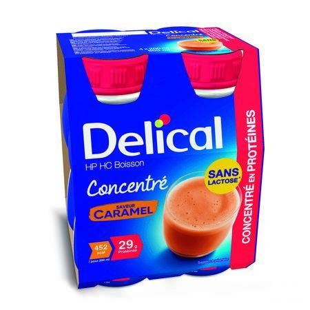 Delical Hp Hc Drank Geconc. Karamel 4x200 ml  -  Bs Nutrition