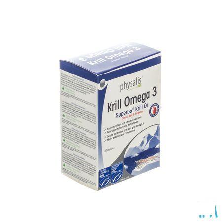 Physalis Krill Omega 3 Capsule 60  -  Keypharm