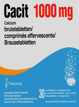 Cacit 1000 Bruistabletten Tube 30 X 1000 mg
