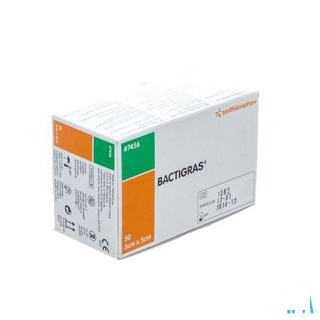Bactigras Verband 5cmx 5cm 50 7456  -  Smith Nephew