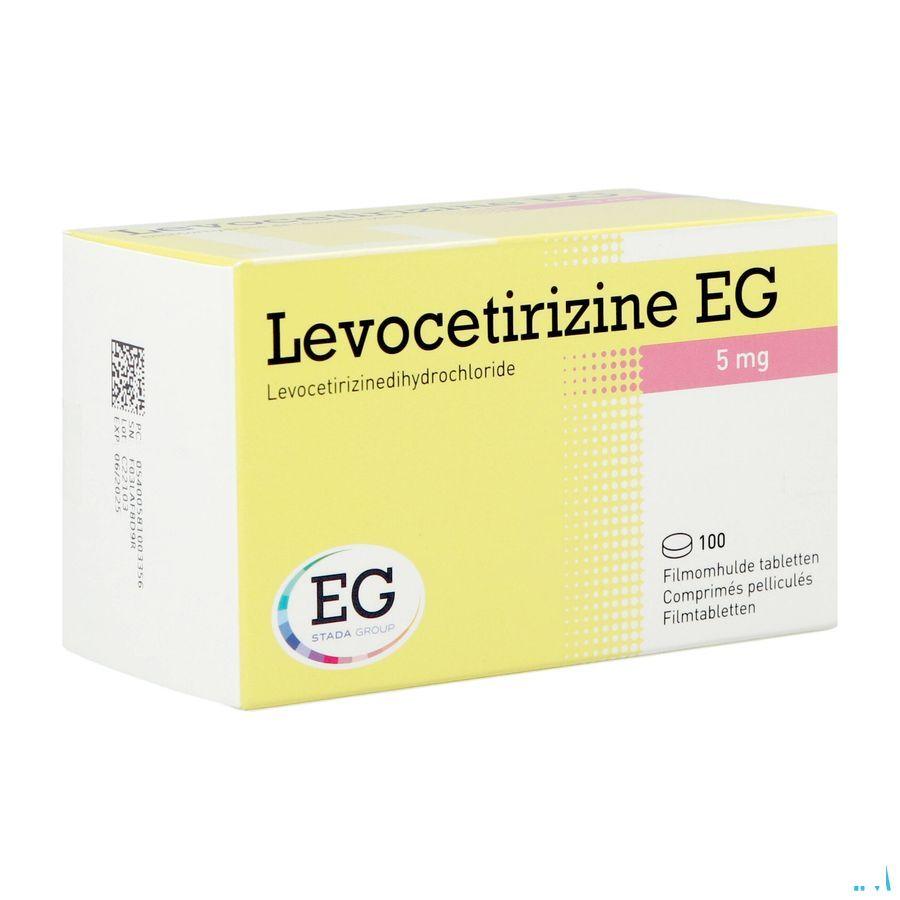 Levocetirizine EG 5 mg Filmomhulde Tabletten 100  -  EG