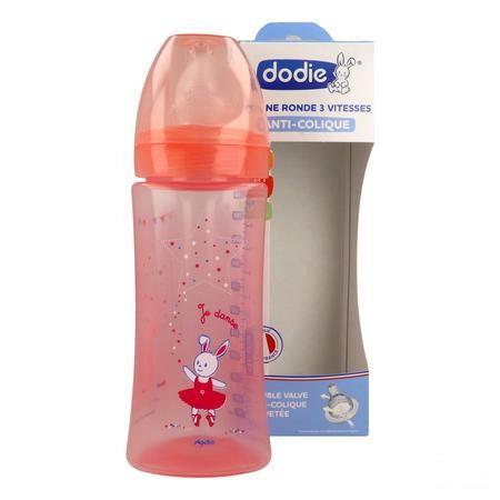 Dodie Zuigfles Initiatie+ Roze Danser 330 ml