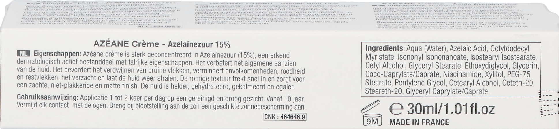 Azeane Creme Azelainezuur 15% 30 ml