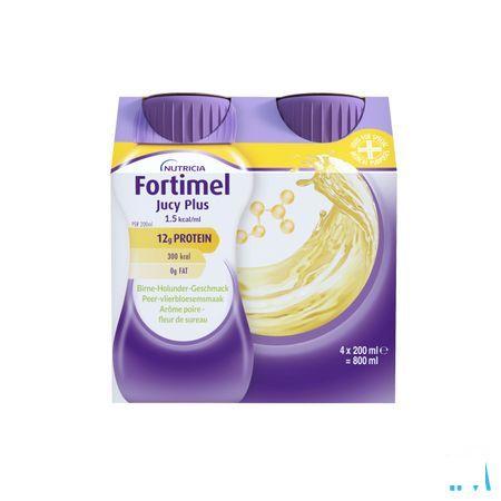 Fortimel Jucy Plus Poire Fleur Sur. 4 x 200 ml 185088