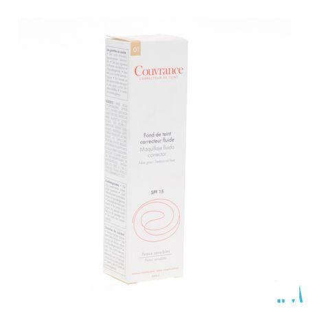 Avene Couvrance Fdt Fluide 01 Porcelaine 30 ml  -  Avene