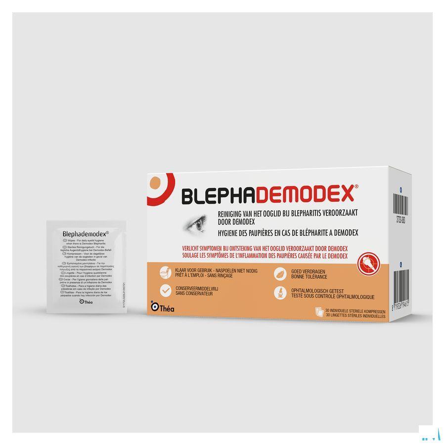 Blephademodex Compresse Nettoyante Yeux 30  Blephademodex Compresse Nettoyante Yeux 30