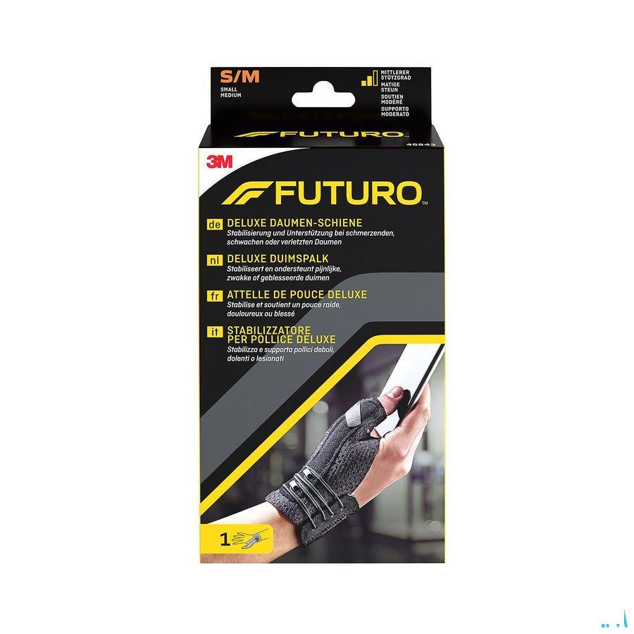 Futuro Deluxe Duimspalk 45843, Zwart Small/medium  -  3M