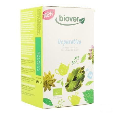 Biokruideninfusie Zuiverend Zakje 20  -  Biover