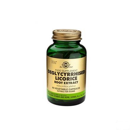 Licorice Root Deglycyrrhised Extr (zoeth.)v-Capsule60  -  Solgar Vitamins