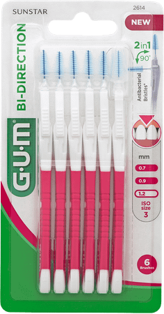 Gum Interdent.bi-direction 1,2mm Fine 6 2614