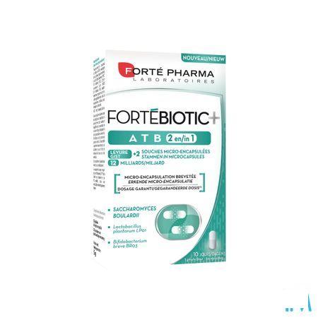 Fortebiotic+ Atb 2In1 V-Caps 10  -  Forte Pharma