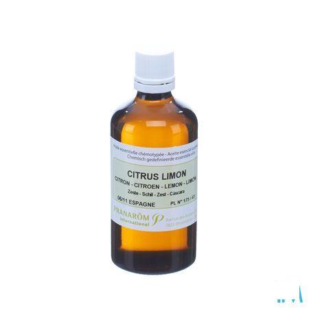 Citroen Zeste Essentiele Olie 100 ml  -  Pranarom