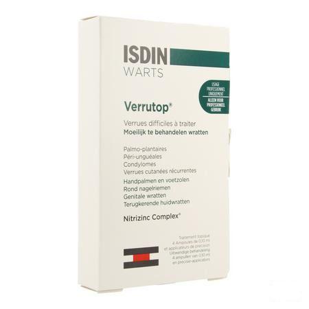 Isdin Verrutop Warts Oplossing Ampullen 4x0,1ml  -  Isdin