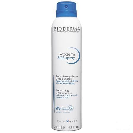 Bioderma Atoderm Sos Spray zonder dopsel 200 ml