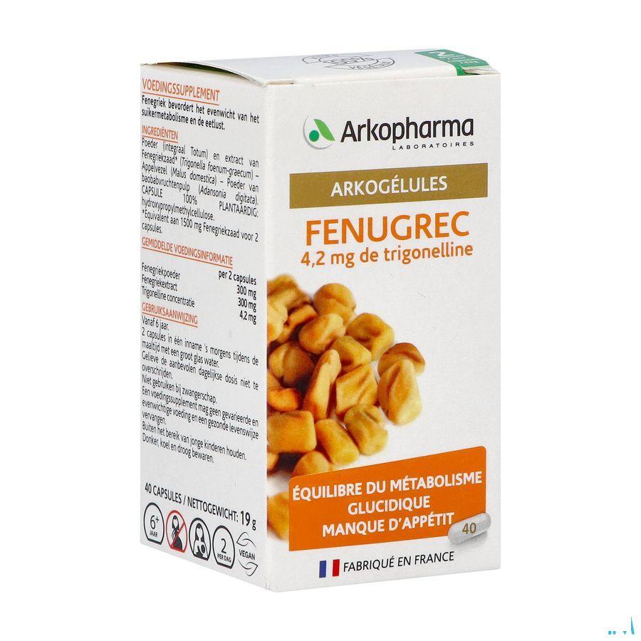 Arkogelules Fenugrec Comp 40