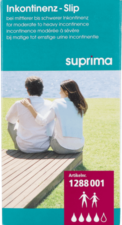 Suprima 1288 Slip Pes Pu + Drukknop Unisex Wit xxl