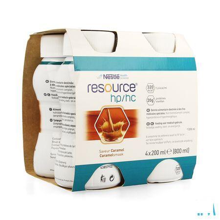 Resource Hp Hc Caramel Fles 4x200 ml  -  Nestle