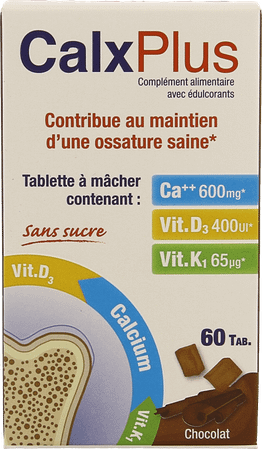 Calx-plus Chocolade Tabletten 60