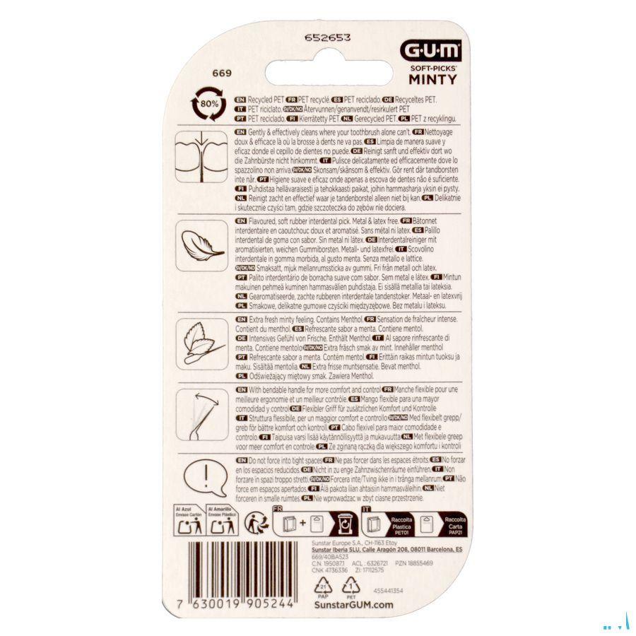 Gum Soft Picks Minty Small 40