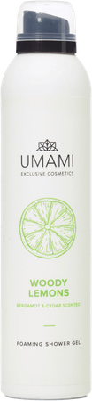 Umami Woody Lem.Berg. & Ceder Foam. Shower Gel 200 ml