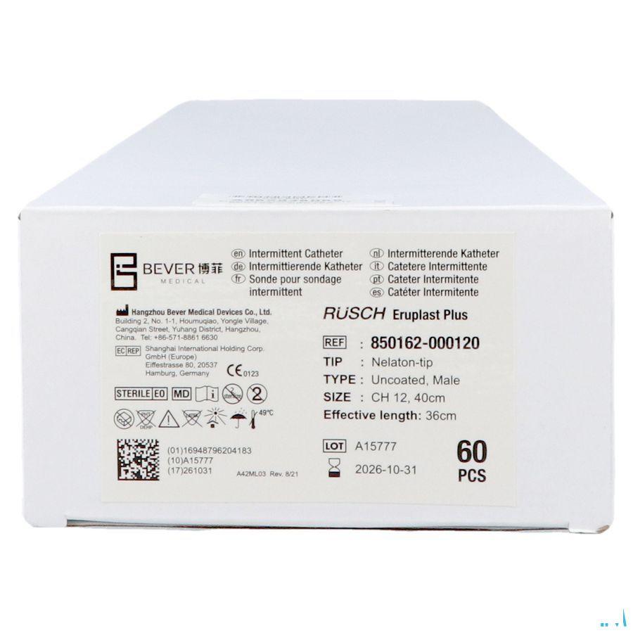 Ruschcare Eruplast Plus Nelat. Ch12 40cm 60 850162  -  Teleflex Medical