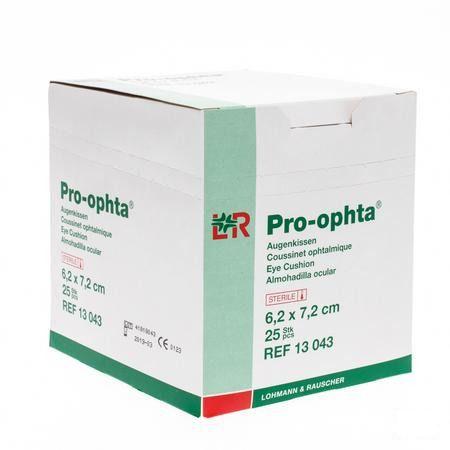 Pro-Ophta Oogkussenkompres Ster 6,2X7,2Cm 25 13043  -  Lohmann & Rauscher