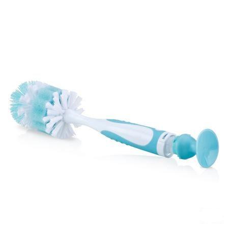 Nuby Flessenborstel Met Kleinere Speenborstel En Zuignap  -  New Valmar