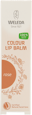 Weleda Colour Lip Balm Rose 10 ml  -  Weleda
